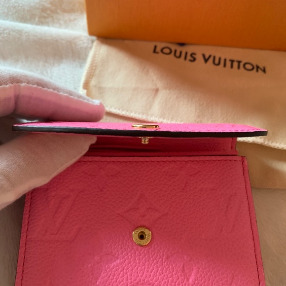 BRAND NEW ROSE LOLLIPOP ROSALIE EMPREINTE COIN PURSE / WALLET - M82485 - Picture 16 of 16